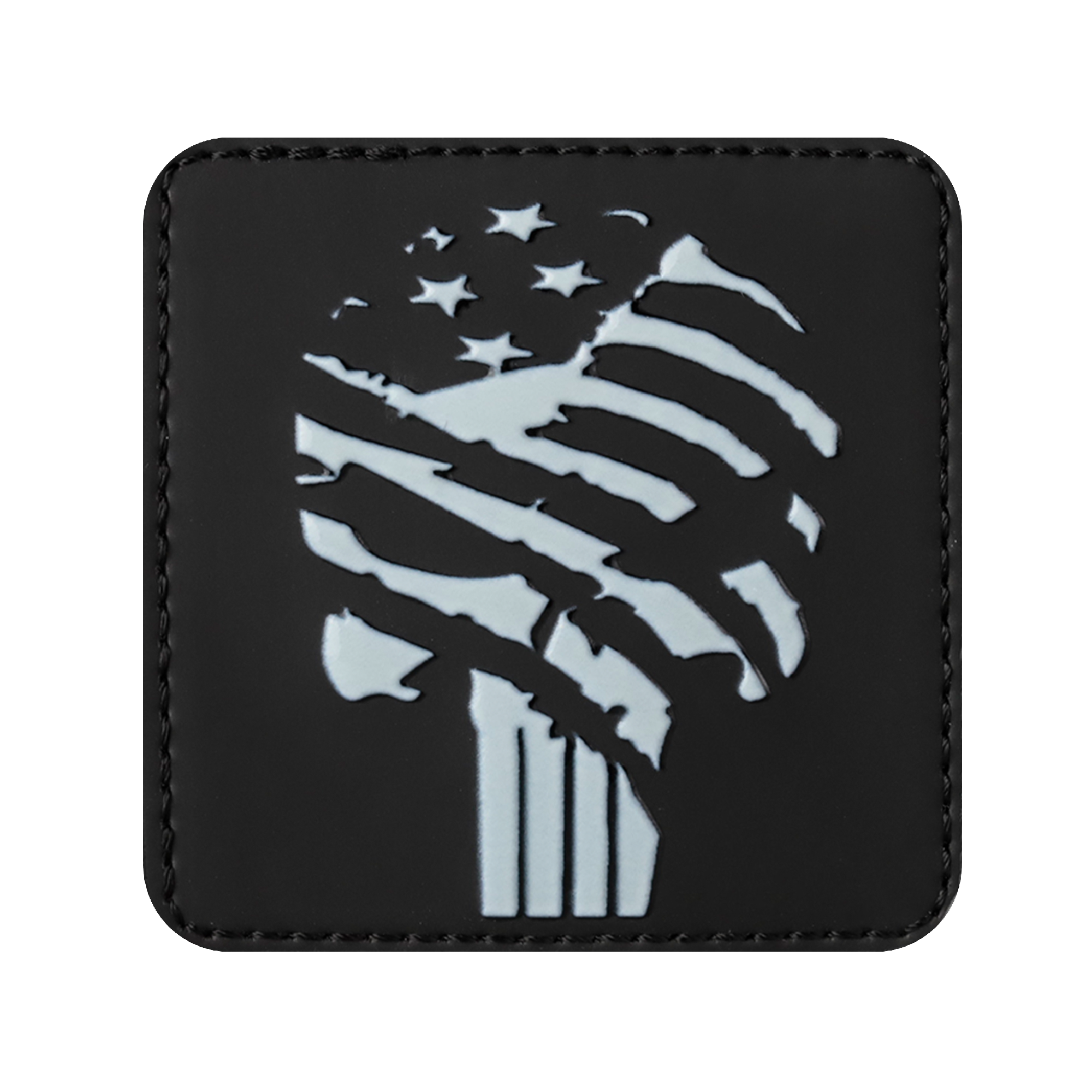 BlackBork V1 USA Flag Punisher Patch