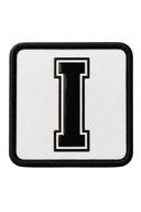 Letter I Patch - BlackBork