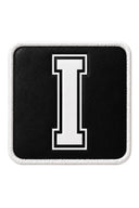 Letter I Patch - BlackBork