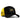 Gorra de camionero BlackBork negra/amarilla y parche de rifle dorado V1