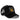 BlackBork Black Trucker Hat & V1 Yellow Weed and Smoke Patch