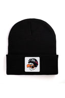 Black Beanie with Eagle Patch - BlackBork