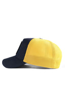 7 numara logolu koyu lacivert-sar trucker sapka
