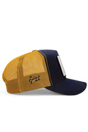 7 numara logolu lacivert-sar trucker sapka