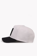 Number 7 Logo Black-White Baseball Cap