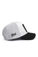 7 numara logolu siyah-beyaz trucker sapka