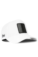 White Baseball Cap - BlackBork
