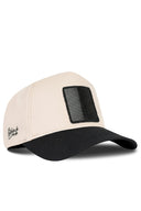 Black & Beige Baseball Cap - BlackBork