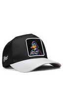 duckside logolu beyaz-siyah trucker sapka