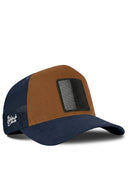 Navy & Camel Trucker Hat - BlackBork