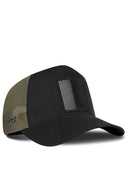 Black & Khaki Trucker Hat - BlackBork