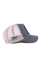 antrasit-pembe trucker sapka