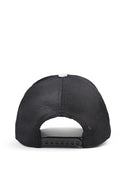 aslan logolu beyaz-siyah trucker sapka