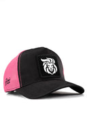 aslan logolu cordura siyah-pembe trucker sapka