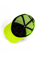 aslan logolu neon-siyah trucker sapka