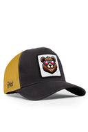 ay logolu antrasit-sar trucker sapka