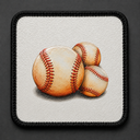 Baseball Pile patch for BlackBork caps