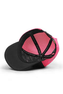 baykus logolu cordura siyah-pembe trucker sapka