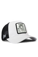 bengal kaplan logolu beyaz-siyah trucker sapka
