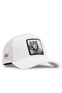 bengal kaplan logolu beyaz trucker sapka