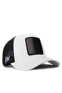 beyaz-siyah trucker sapka