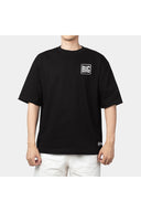 big think logolu oversize m-l b-shirt siyah