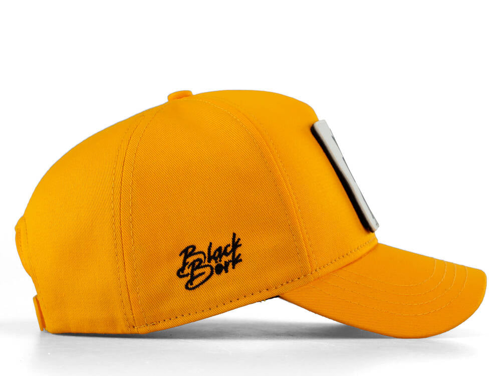 BlackBork Yellow Baseball Cap & V1 Bear Patch