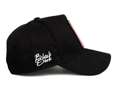 BlackBork Black Baseball Cap & V1 Camel Boss Patch