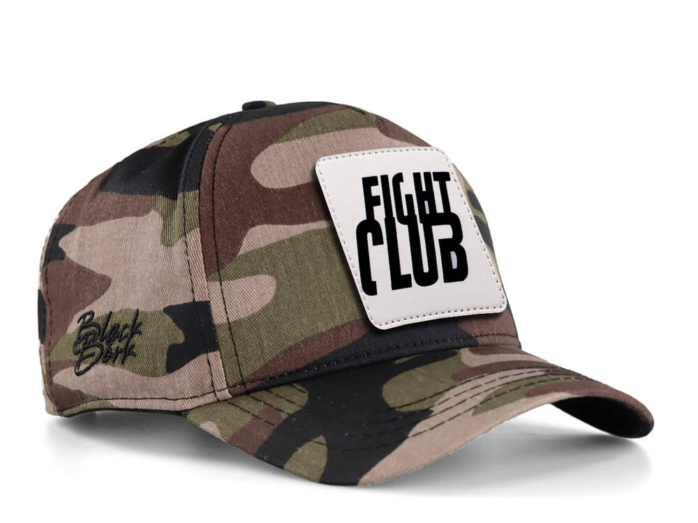 BlackBork Camouflage Baseball Cap & V1 Fight Club 2 Patch