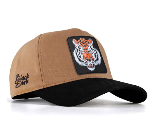 BlackBork Mink/Black Baseball Cap & V1 Tiger Patch