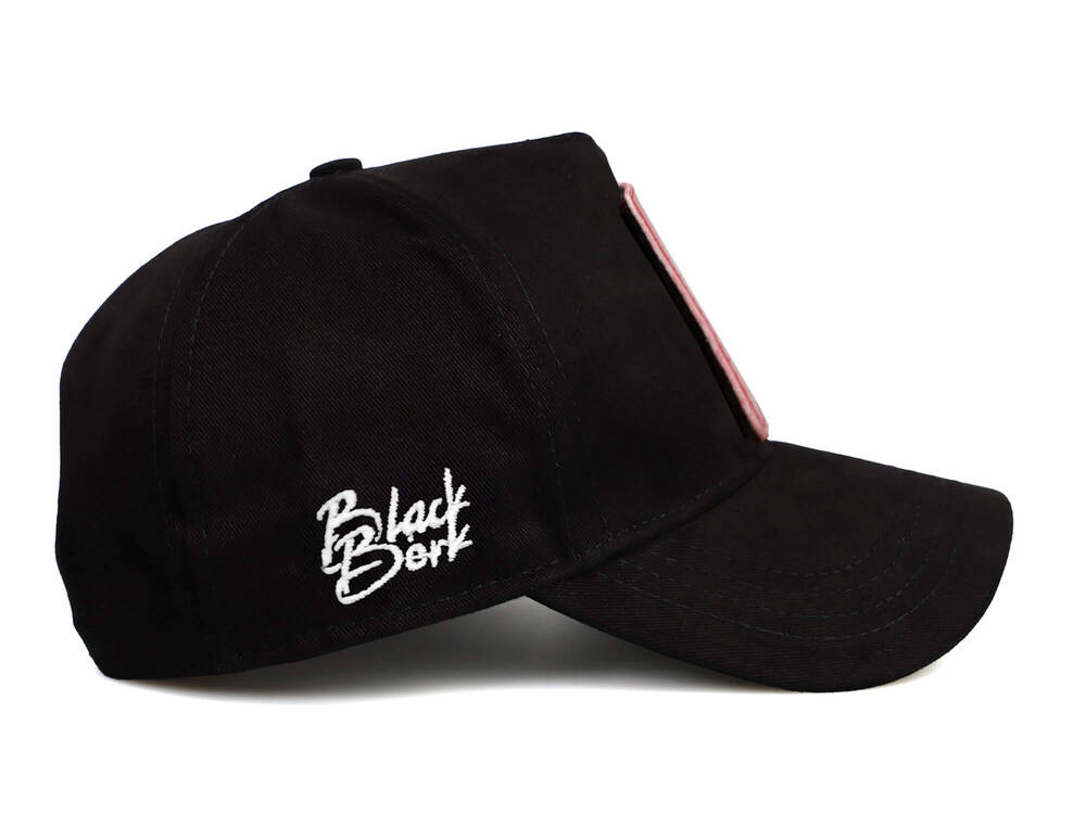 BlackBork Black Baseball Cap & V1 Eagle Patch