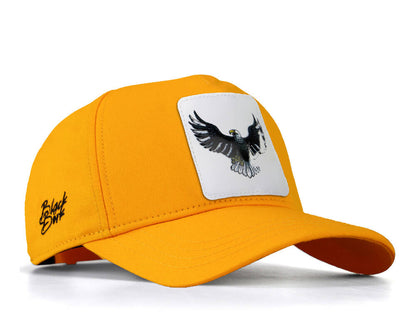 BlackBork Yellow Baseball Cap & V1 Eagle Patch