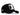 BlackBork Gorra de béisbol negra y parche de gato V1