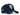BlackBork Navy Blue Baseball Cap & V1 Skull Patch