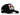 BlackBork Gorra de béisbol negra y parche de ardilla V1
