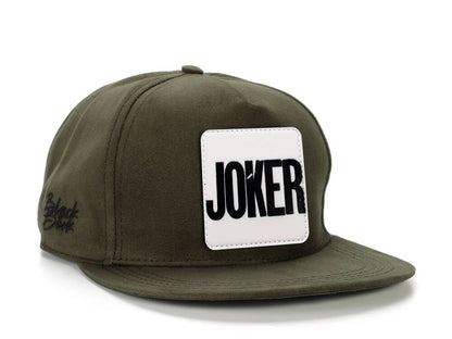 Gorra BlackBork Khaki y parche Joker V1