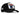 BlackBork Gorra de béisbol negra para niños y parche de camaleón V1