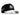 BlackBork Gorra de camionero negra/blanca y parche de caballo V1