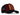 BlackBork Burgundy/Black Trucker Hat & V1 Camel Letter D Patch