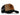 BlackBork Mink/Black Trucker Hat & V1 Camel Wolf Patch