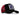 BlackBork Black/Red Trucker Hat & V1 Letter H Patch