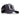 Gorra Trucker BlackBork antracita/negro y parche V1 con letra H