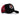 BlackBork Black/Burgundy Trucker Hat & V1 Tiger Patch