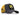 Gorra Trucker BlackBork antracita/amarillo y parche de tigre V1