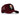 BlackBork Burgundy Trucker Hat & V1 Skull Patch