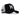 BlackBork Black/White Trucker Hat & V1 Letter M Patch
