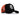 BlackBork Black/Orange Trucker Hat & V1 Never Give Up Patch