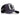 BlackBork Anthracite/Black Trucker Hat & V1 Letter S Patch