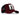 BlackBork Burgundy/Black Trucker Hat & V1 Samurai Patch
