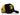 Gorra de camionero BlackBork negra/amarilla y parche V1 So What